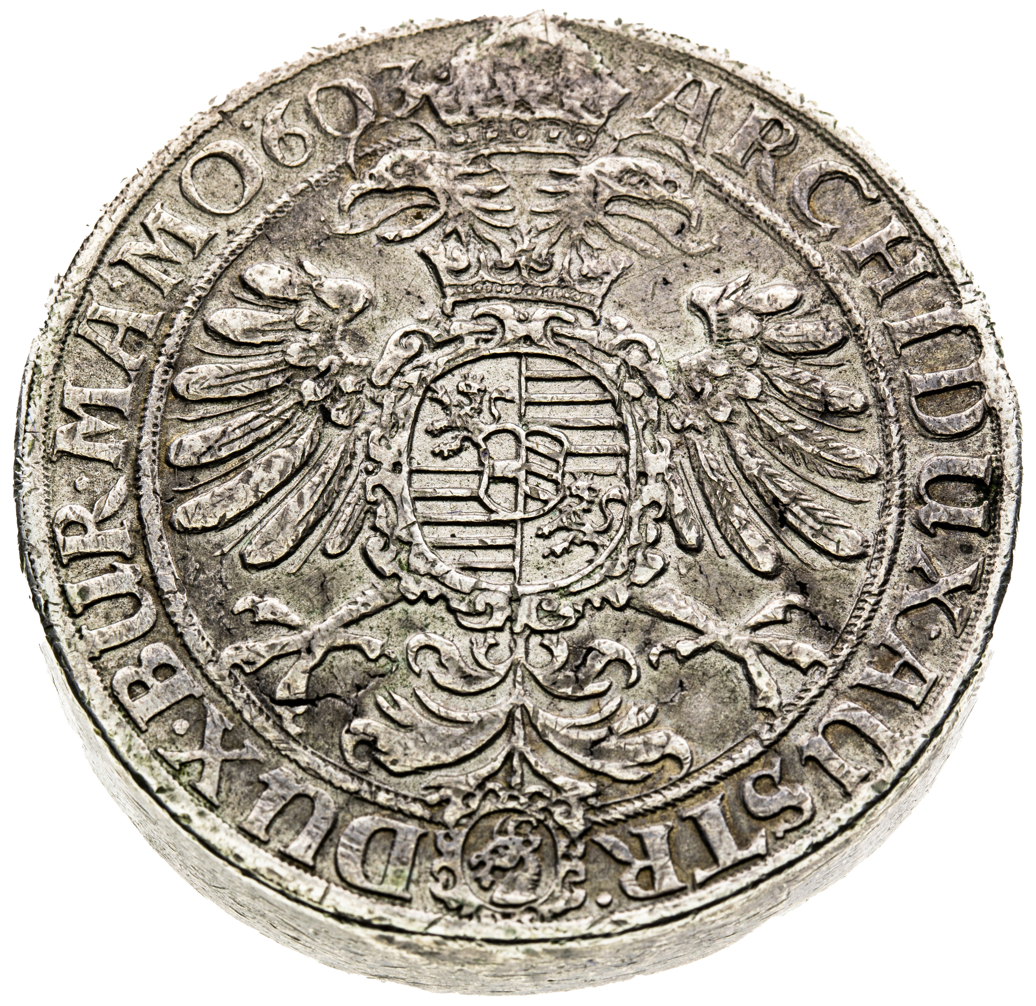 Rudolf II. (1576–1611), 3 tolar 1603, Kutná Hora  – Jan Špís, ex sbírka Horský-2